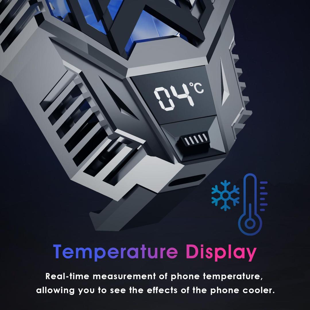 Phone Cooler Z9 with Temperature Display